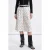 Capri-short met hoge taille en stippen