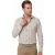 Michaelis overhemden groen wit gestreept slim fit strijkvrij