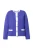 Studio Untold Gebreid vest  violetblauw / wit