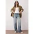 TRENDYOLMİLLA Dames Blauw Effen Wijde pijp Normale taille Jeans