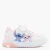 Stitch sneakers wit/roze