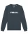 Watapparel Sweatshirt ‘ Fesch ‘  antraciet / wit