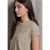 Street One Studio Dames Shirt met schouderdetail in Beige