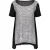 Jersey gebreide top met korte mouwen
