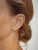 Hey Happiness Oorbellen ‘Beaded Double’  zilver