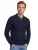 Poloshirt Casa Moda donkerblauw normale fit 3 knoops