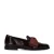 Manfield lakleren loafers met strik bordeaux