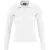 SOLS Dames/dames Podium Lange Mouw Pique Katoenen Polo Shirt (Wit)