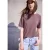 Street One Studio Dames Basic Shirt met korte mouwen en ronde hals in Roze