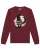 Watapparel Sweatshirt ‘ Papasaurus ‘  gemengde kleuren / bourgogne