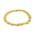 Luxenter Armband met glanzende zirkonia, afgewerkt in 18-karaats geelgoud – Asgoth