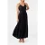 Forever New Geri Tie Back Pleated Maxi Dress Navy