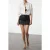 TRENDYOLMİLLA Dames Zwart Effen Kort / Mini Kokerrok- rok Rokken