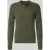 Christian Berg Men Gebreide pullover met polokraag en v-hals