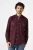 Bordeauxrode corduroy overhemd