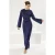 Trendyol Modest Dames Donkerblauw Effen Maxi Lang Stijlvol/Avond Recht Modest Avond Jurken