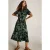 White Stuff Rua Jersey Shirt Dress Green Print