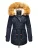 Navahoo Dames Winterjas B399 – Warm, Waterafstotend & Met Afneembare Bontkraag