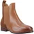 Hush Puppies Colette Leren Dames Tan Platte Chelsea Laarzen