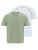 Moxx Paris Shirt  lichtblauw / groen