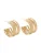 A&C Oslo – Nordic Design Jewellery Oorbellen ‘Steel – Satin’  goud