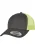 Flexfit Pet ‘Retro’  antraciet / neongroen