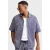Redefined Rebel katoenen loose fit geruit overhemd – donkerblauw