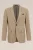 WE Fashion – Heren slim fit blazer – Slim Fit – Beige –