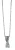 Orphelia Dames 925 Sterling Zilveren Ketting met Hanger – Zilver ZH-6028
