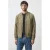 Mango Man imitatieleren jas – beige/kaki