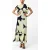 French Connection Natalie Emina Chiffon Maxi Drs Light Lime Green Mul