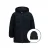Retour Jeans gewatteerde jas zwart + muts