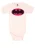 LOGOSHIRT Rompertje/body ‘DC – Batman Logo’  lichtroze