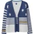 White Stuff Reversible Star Cardi Grey Multi