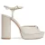 LK Bennett Rosa Twisted Sandal Pearlised Grey