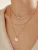 Hey Happiness Ketting ‘Triplé’  rose-goud