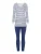 VIVANCE Pyjama ‘Dreams’  blauw / knalrood / wit