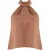 I Saw It First Dames/Dames Satijnen Halter Top (Bruin)