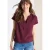 Cecil Dames Blouse met korte mouwen en structuurmix in Rood