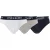 Lyle & Scott Tape-slips voor heren van een bekend merk (set van 3) (Grijs/Wit/Zwart)