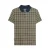 Lambretta Heren AW25 Geruit Poloshirt (Marine)