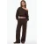 Sweatshirt met lange mouwen, driedraadsconstructie en asymmetrische boothals