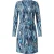 Smashed Lemon Damesgetailleerd zig zag geprint jurk |