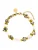PURELEI Armband ‘Coast’  beige / goud / olijfgroen / wit