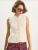 Bianco Lucci Gebreide bodywarmer  natuurwit