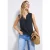 Street One Dames Blousetop in effen kleur in Blauw