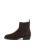 Suede boots with elastic inserts