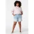 MS Mode gestreepte blouse met strass-steentjes Plus Size – lichtroze