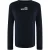 Love Moschino Marineblauwe T-shirt Met Lange Mouwen En Klein Wit Logo