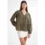 Lange Mouwen Losse Blouse met Strikhals